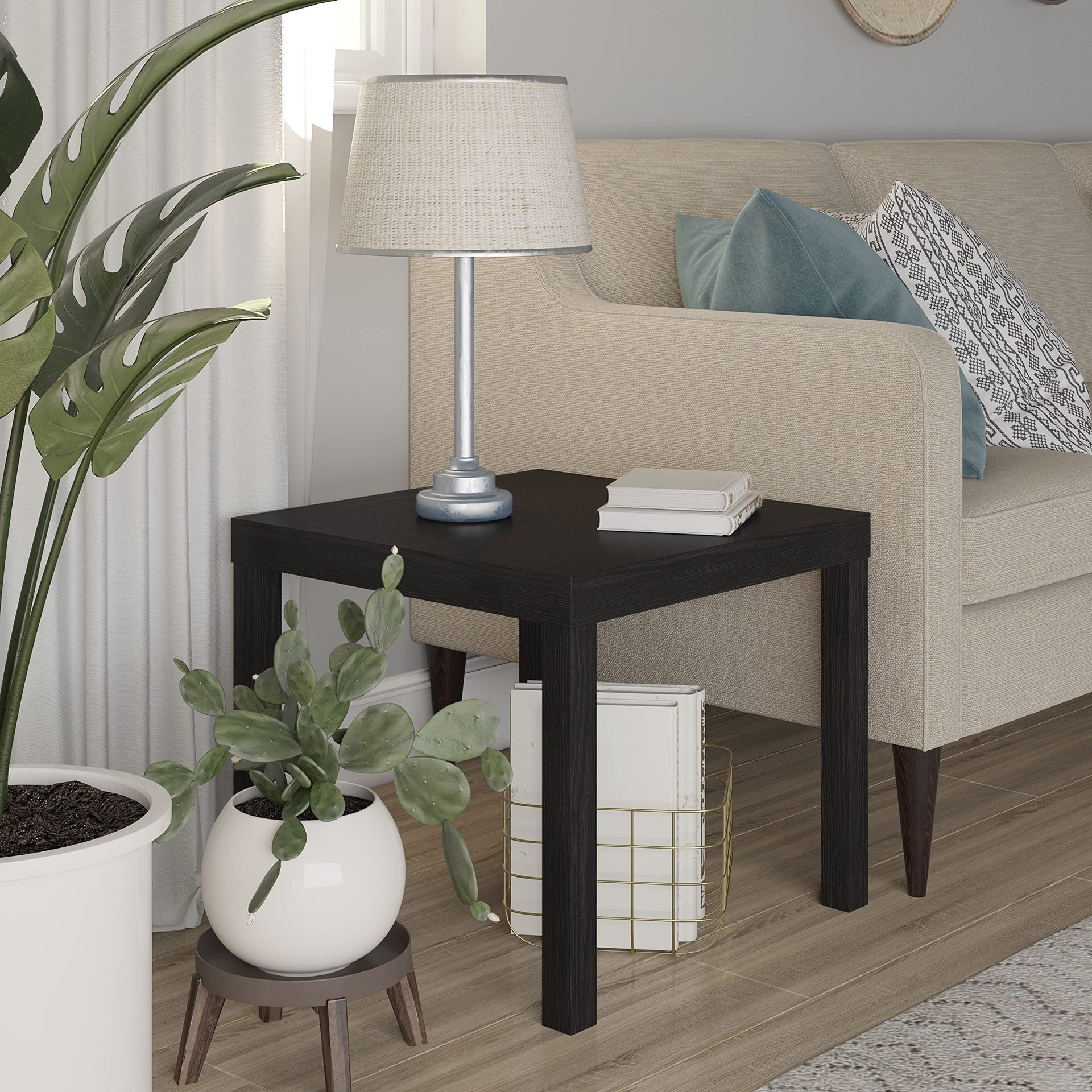 Exportación de mesa de té de lujo ligera sala de estar alta sensación mesa de café minimalista mesa de té de madera maciza mesa de café