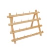 Creative pine wood folding line shaft frame sewing thread wax wire shuttle core line storage line wig wooden line frame