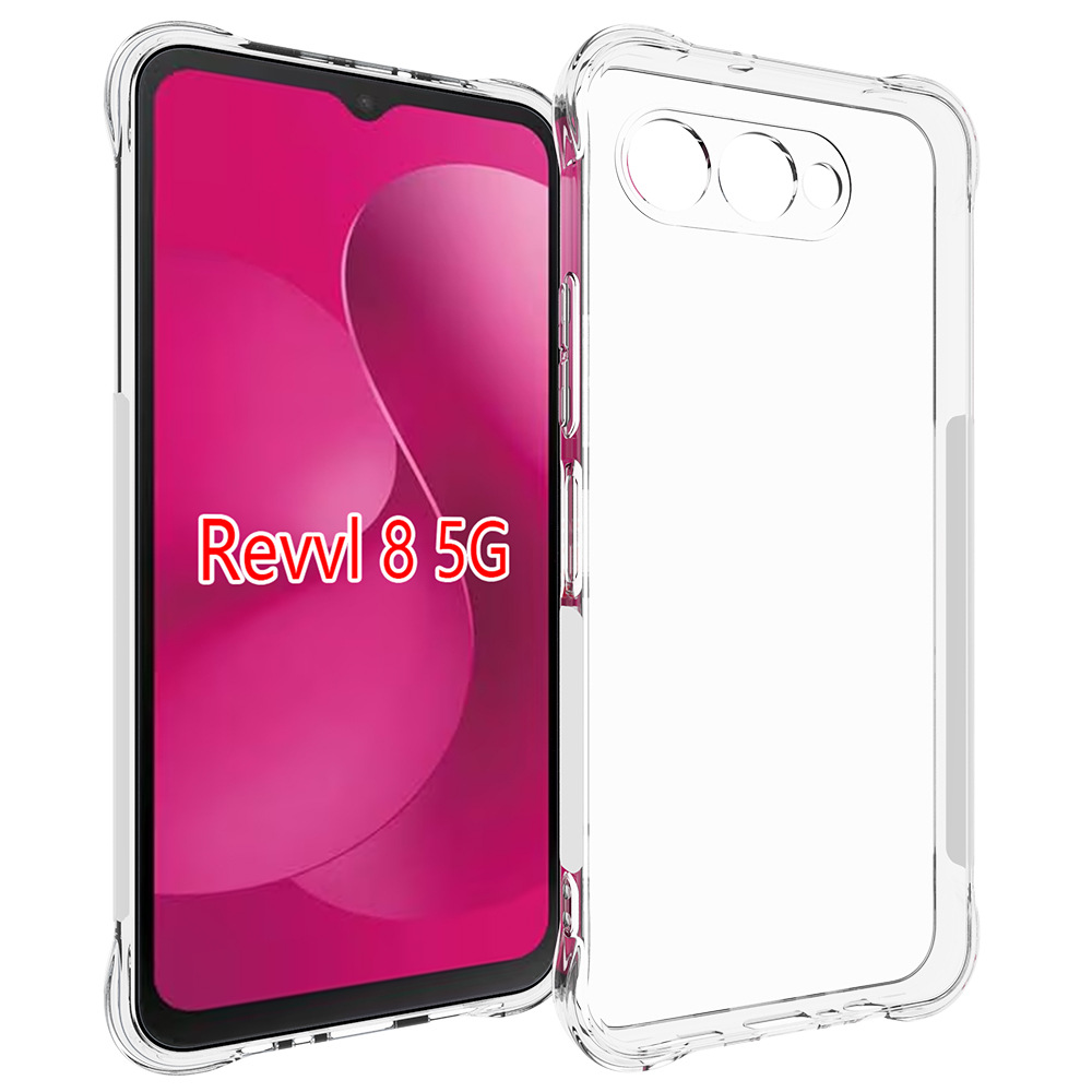 W适用T-Mobile phone 3/Revvl 8/Revvl 8 PRO四角防摔气囊保护套