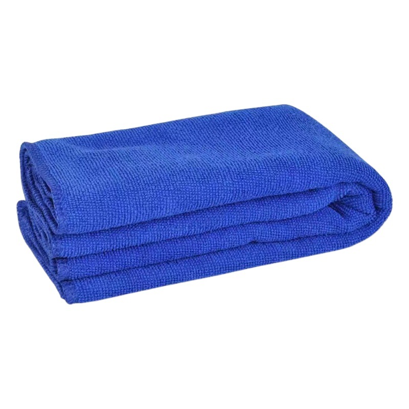 Factory wholesale blue square towel car towel ultra-fine fiber car wash cleaning towel multi-size rag lint-free
