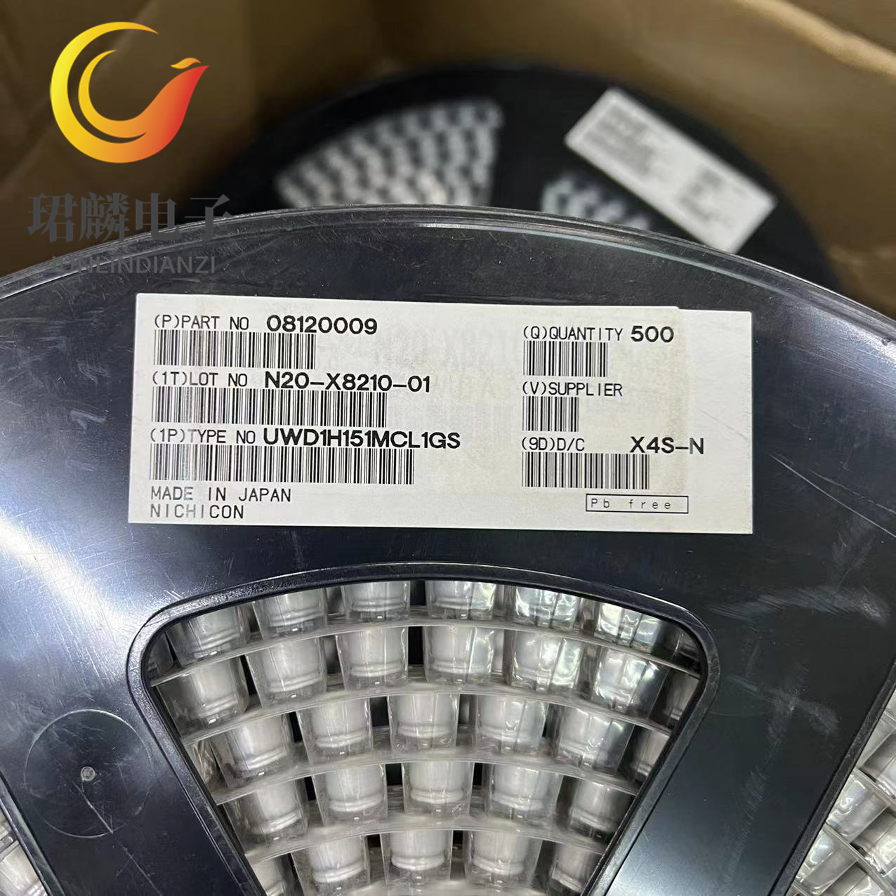 UWD1H151MCL1GS 尼吉康电解电容 50V150UF 10X10 原装现货 可直拍