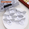 [black and white floral rabbit ears] 1 piece
