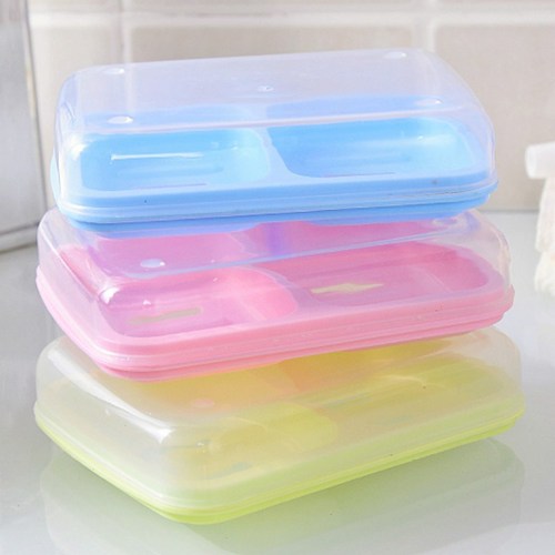 Soap box bathroom soap storage rack punch-free wall-mounted drain travel multi-layer laundry soap storage box