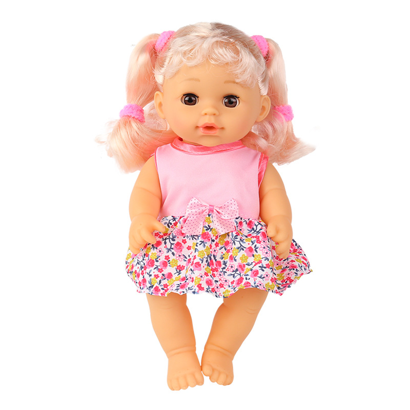 Parpadeará muñecas de vinilo, beberá agua, orinará, se puede lavar, se puede cambiar, simulación, bebé, comercio electrónico transfronterizo al por mayor