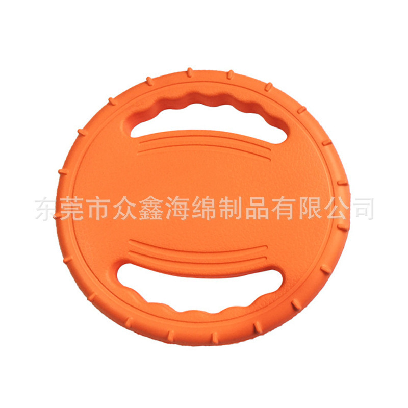 可贴标现货EVA拉环浮水宠物玩具飞盘狗狗耐咬带绳球磨牙金毛玩具|undefined