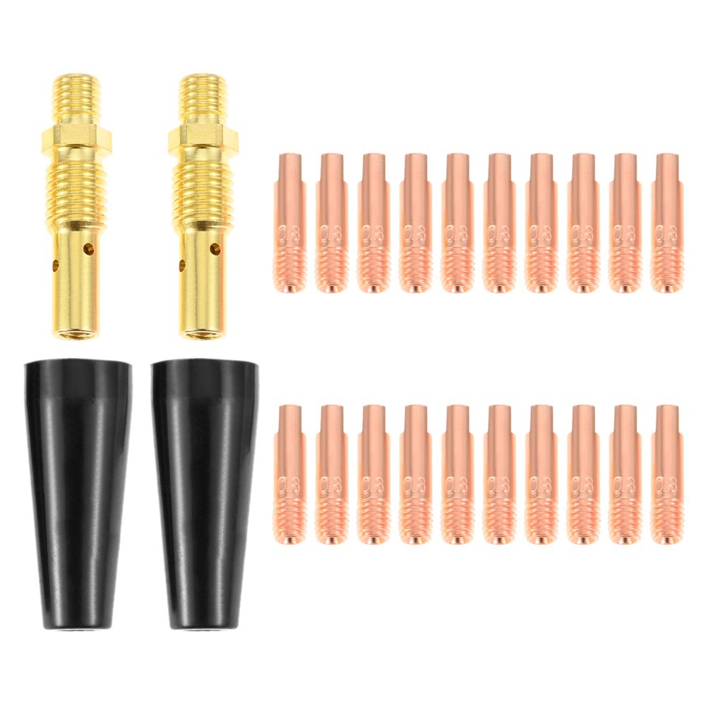 跨境套装15AK保护嘴连接杆导电嘴焊枪配件KP1939-1保护咀 24件套