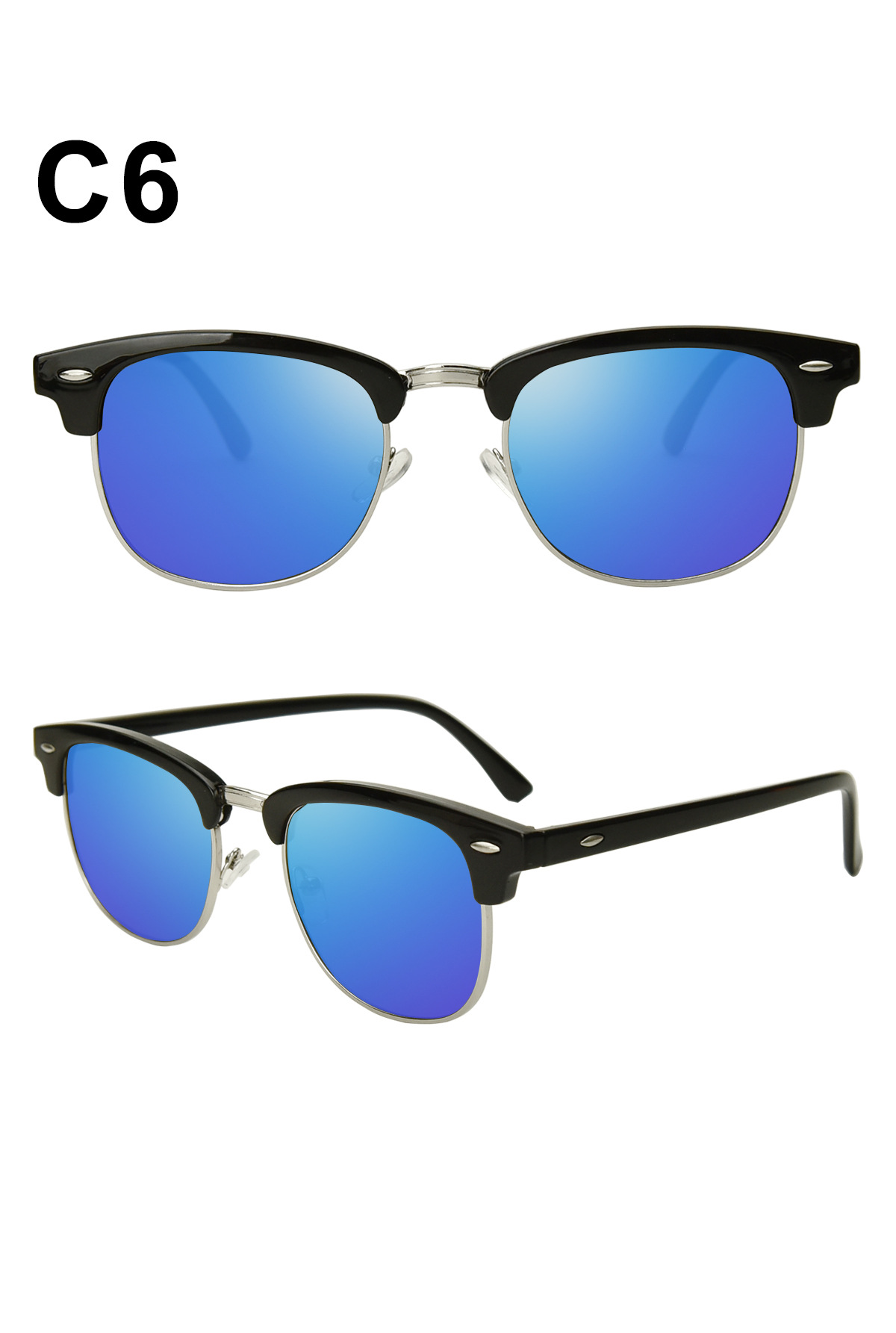 Streetwear Solid Color Tac Oval Frame Full Frame Men's Sunglasses display picture 12