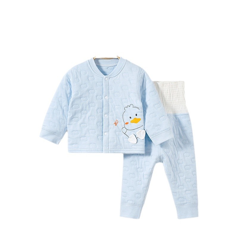 Abrigos de otoño para bebés, pantalones de otoño para niños, invierno para niños, relleno de algodón para niños, cintura alta para niños, ropa interior caliente para bebés