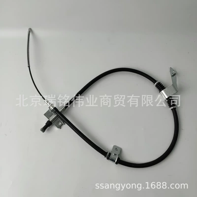 4902032105 SsangYong KGM right rear handbrake cable, wheel control cable, SsangYong Actyon