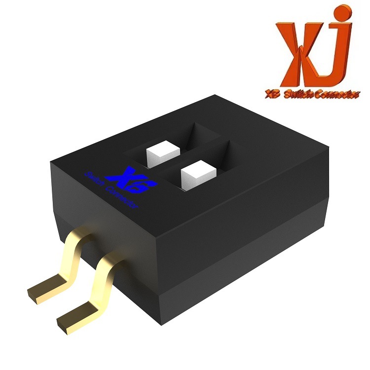 1.27拨码开关SMT 4脚贴片指拨开关 两位 4.15*5.4*2.3mm拨码开关