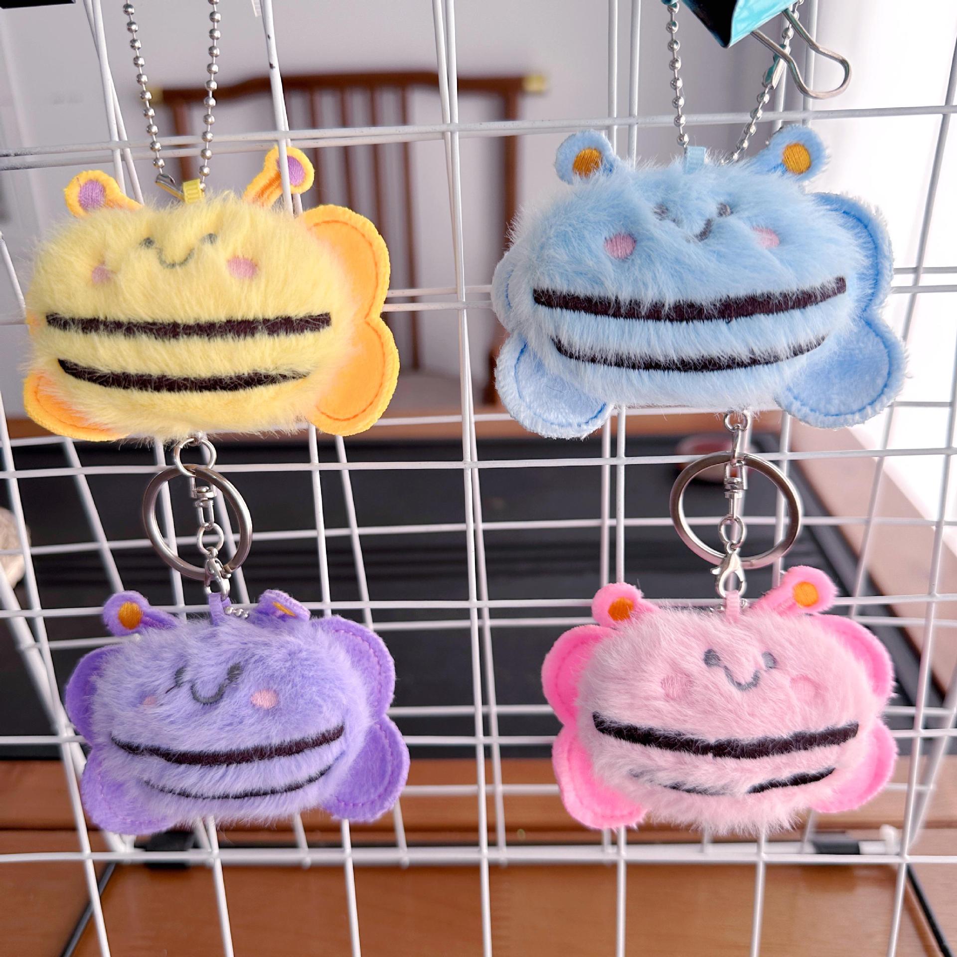 Cuatro pulgadas muñeca de peluche pequeño colgante muñeca llavero muñeca mochila colgante juguete de peluche regalo
