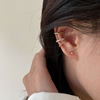Sophisticated advanced ear clips, earrings, simple and elegant design, high-quality style, no pierced ears