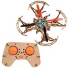 Constructor, drone, wooden quadcopter, airplane model, training