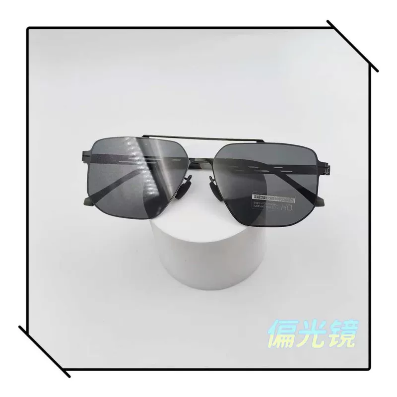 Men's high-definition nylon polarized glasses 3-color dual-bridge polarized, glare protection for sunlight