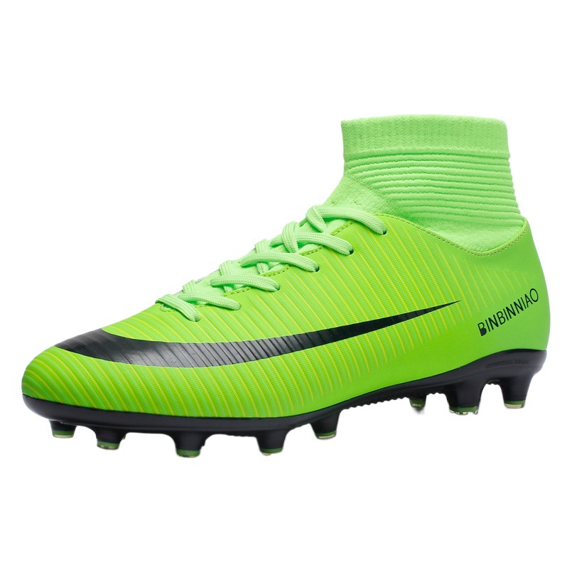 2022 transfronteriza nuevos zapatos de fútbol FGTF de los hombres Transpirable Alto-top largo y corto zapatos de fútbol de uñas moda Comercio Exterior más tamaño 45