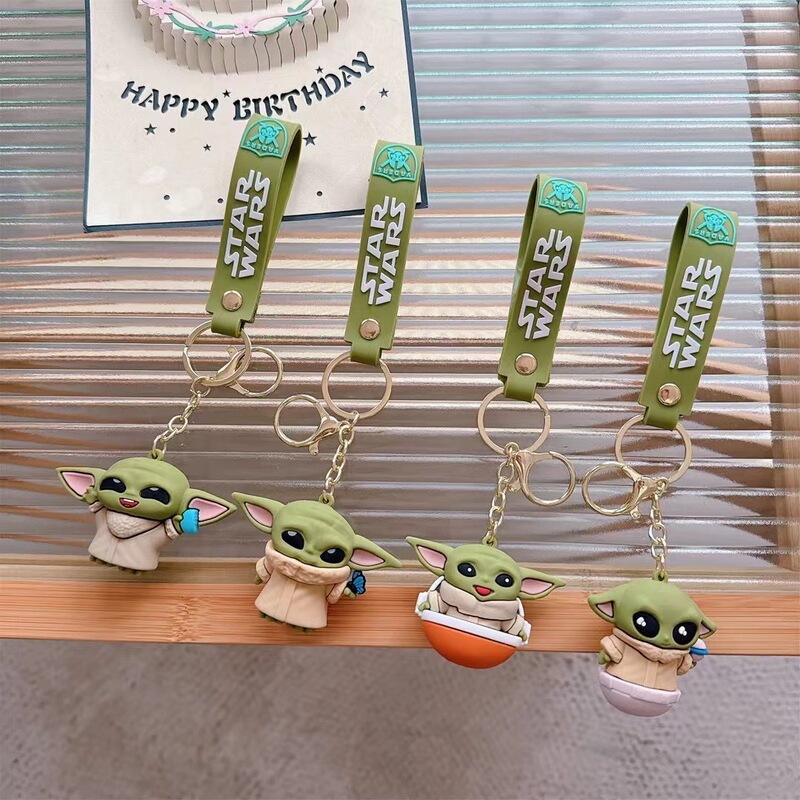 Star Wars Baby Yoda Bag Pendant Cartoon Keychain Car Pendant Doll Keychain Doll Gift Star Wars Baby Yoda Bag Pendant Cartoon Keychain Car Pendant Doll Keychain Doll Gift