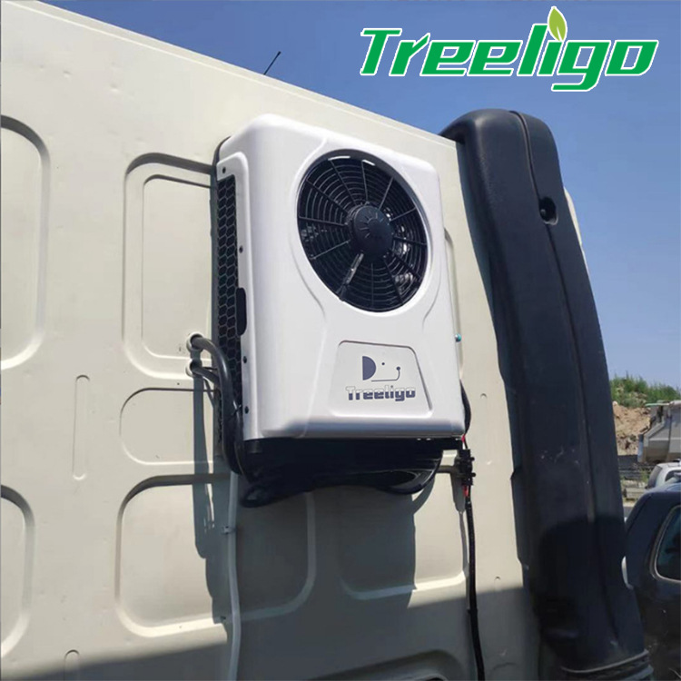 Camión de aire acondicionado colgando 24V modificado split refrigeración Aire Acondicionado portátil RV eléctrico comedor coche 12V camión aire acondicionado