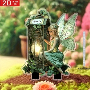 Cross-Border Garden Stake Insert Acrylic Courtyard Ground Insert Potted Plant Decoration Scene Embellishment Plant Decoration