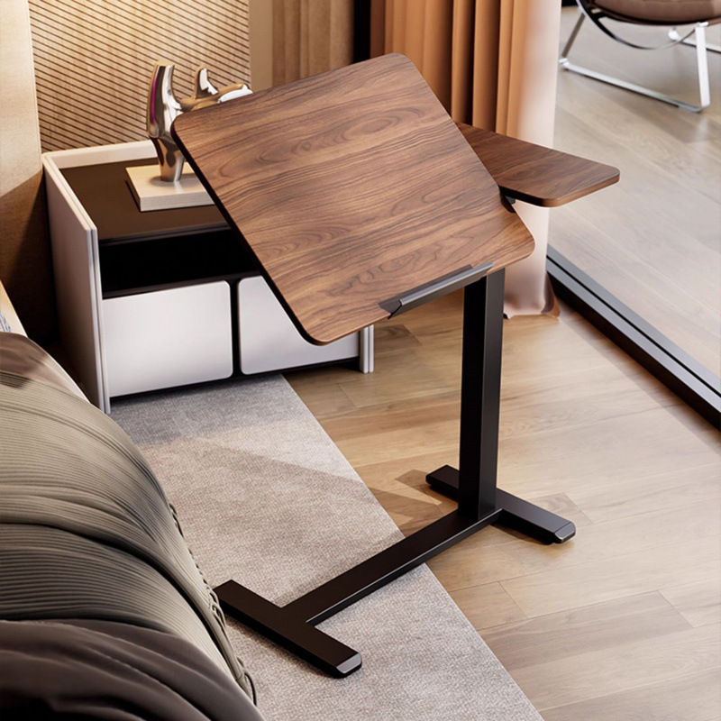 Pneumatic Lift Table, Home Sofa Side Table, Foldable Flip Computer Table, Mobile Bedside Table, Standing Workbench