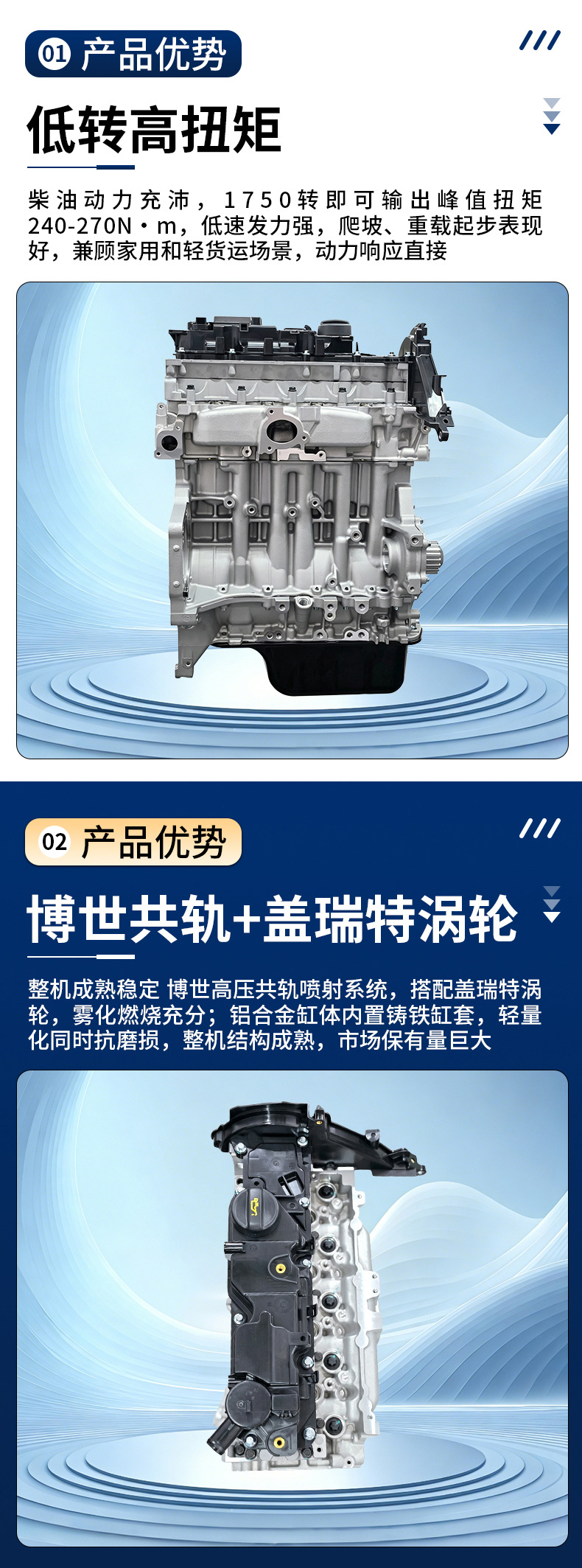 DV6 1.6HDI diesel engine assembly, remanufactured for Peugeot and Citroen DV6 models, direct supply from overseas