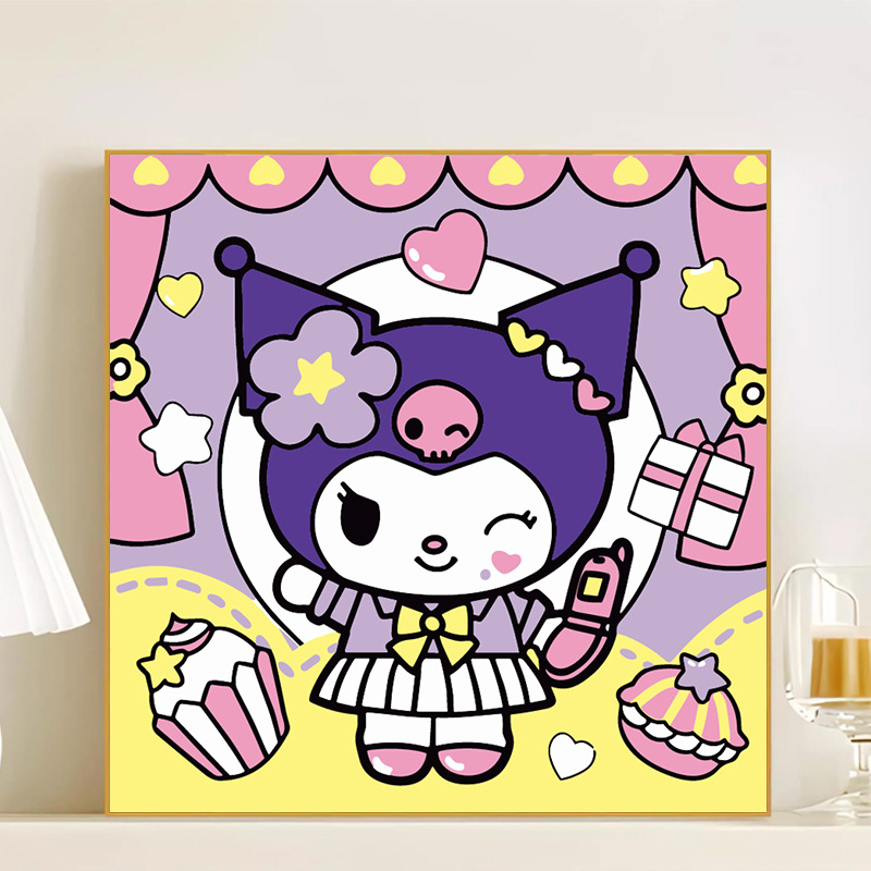 LL026 / 20*20CM(画笔+颜料+绷好内框）