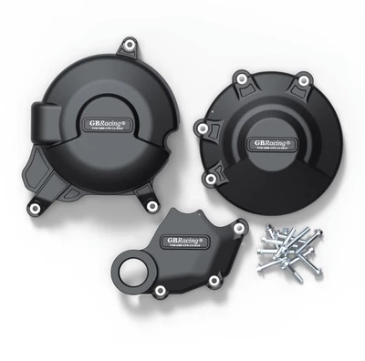 Applicable to Ducati Monster 696 659 795 796 1100 Modified Engine Anti-fall Cover Protective Cover (Motorcycle Safety Supplies) - black-engine-side-cover