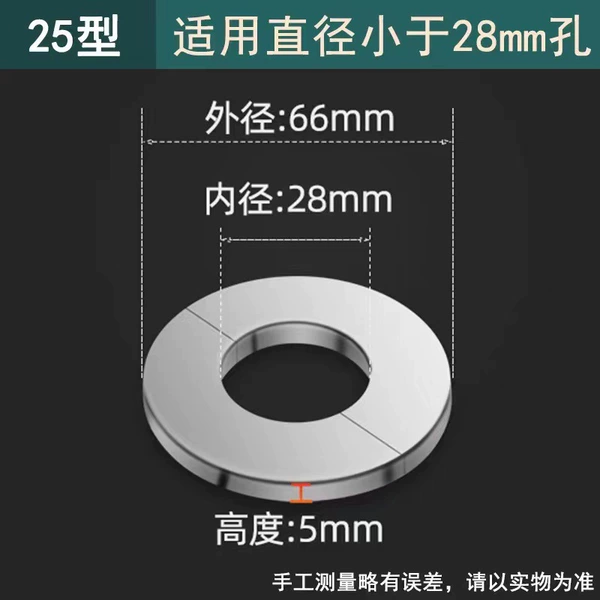 25 is suitable for inner diameter less than 28mm