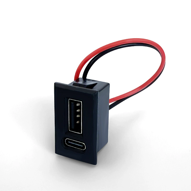 USB-разъем зарядки type-C с криволинейной поверхностью для USB-материнской платы зарядная розетка настольная лампа питание мобильная розетка