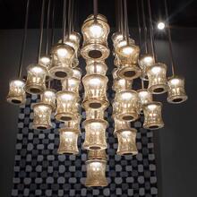 古镇工厂中山工厂直销新中式别墅创意竹节吊灯定制茶楼简约复酒店