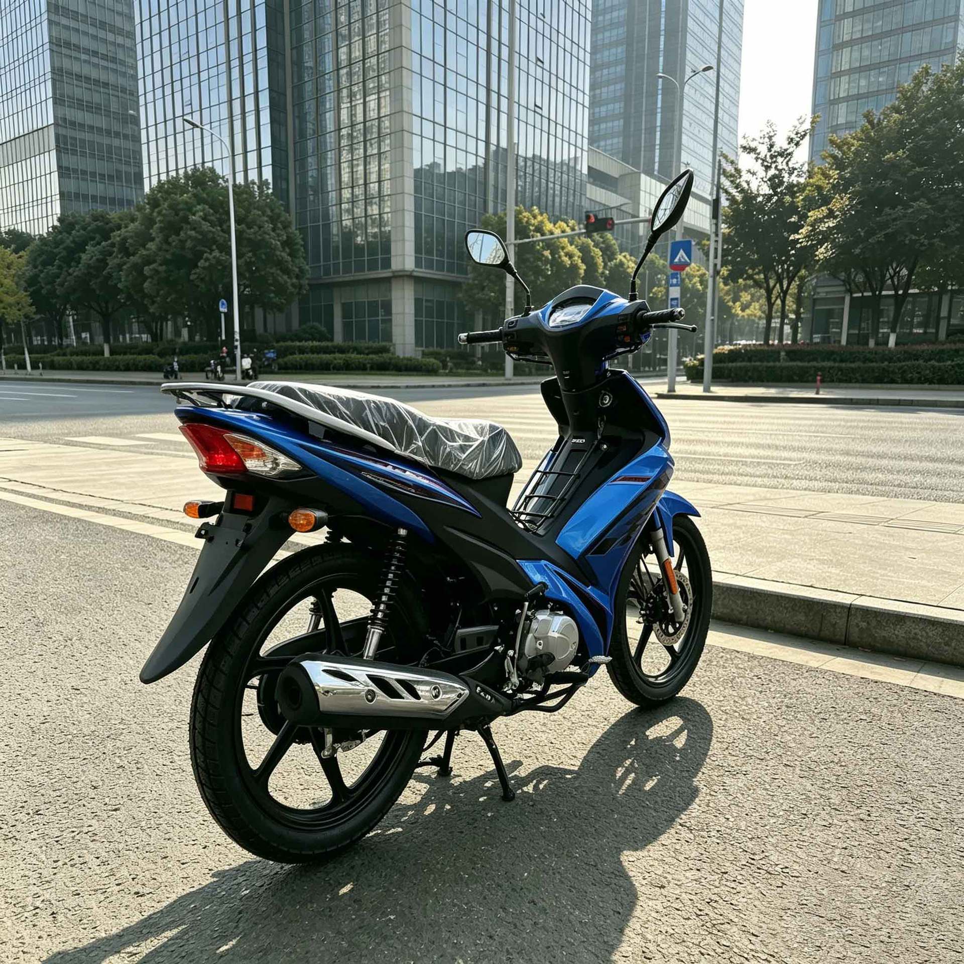 African Two-Wheeled Mobility Motorcycles Have Strong Power, Long Range, and a Sturdy, Durable Body. They Are Popular in Overseas Markets and Are a Cross-Border Vehicle