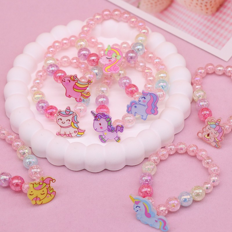 children's cartoon beaded bracelet