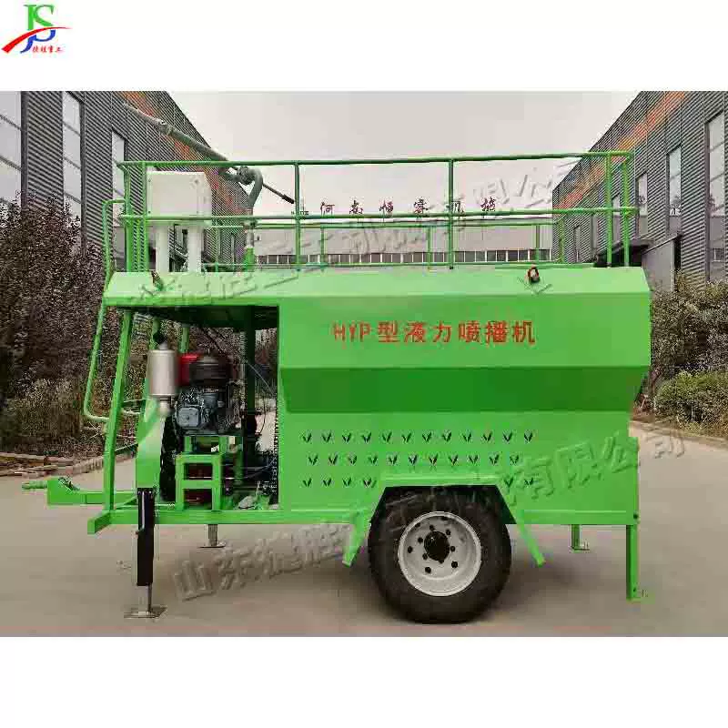 土质边坡纯草纤维作业 液力草种喷播机 山体生态修复喷播植草机