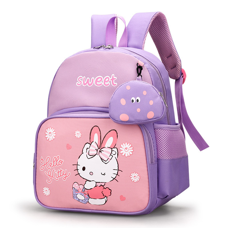 Mochila de jardín de infantes para niños 4 - 7 años de niña bebé bolsas lindas bolsas de dibujos animados para niños