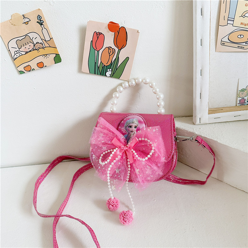 Bolsos infantiles, niñas, bolsos de mano de la princesa Aicha, flash de moda, bolsos de cinturón de cuentas