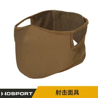 WoSporT маска для стрельбы силиконовая маска тактическая многофункциональная дышащая маска для верховой езды на половину лица