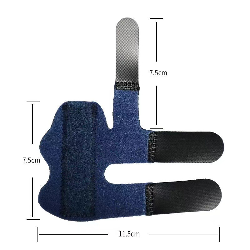 Dedo de fijación con férula de hueso de falange índice dedo medio pulgar pequeño fractura de fijación cinturón de protección de uñas placa de acero de aleación de aluminio