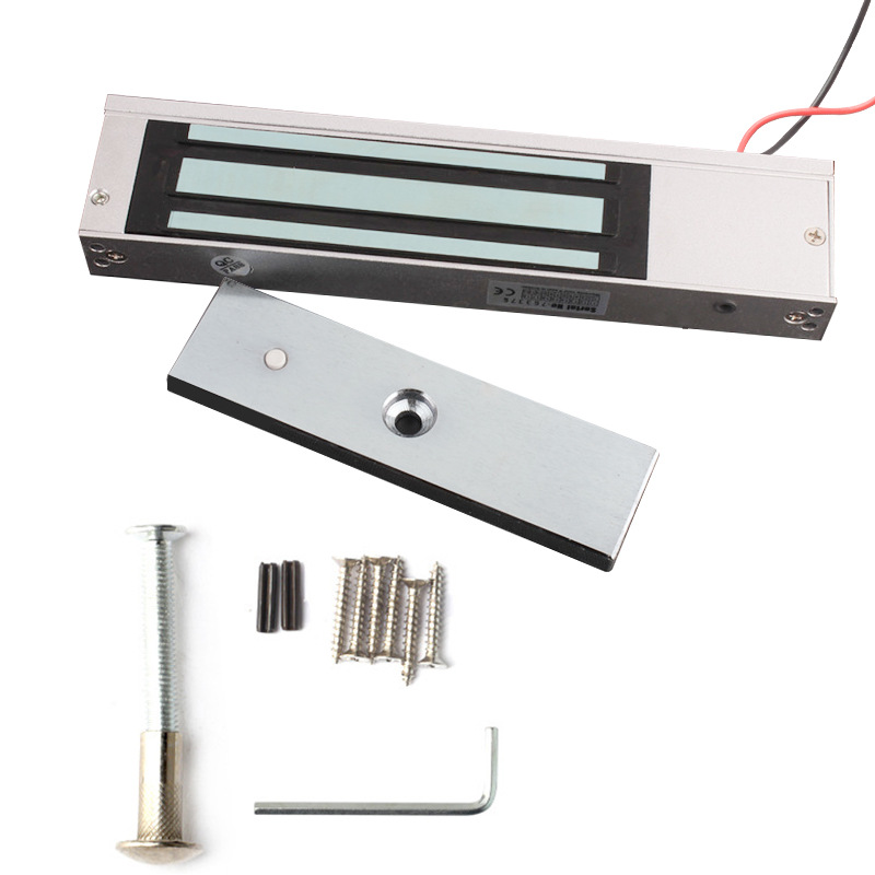 中山磁力锁320公斤明装暗装挂装锁暗装嵌入式门禁锁12V智能锁单门