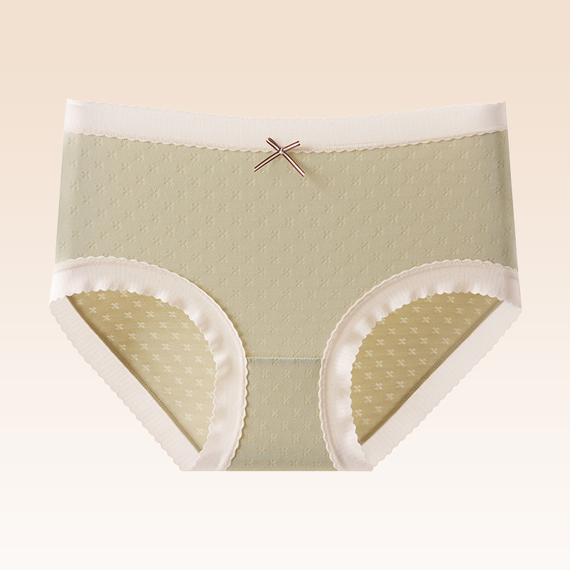 Bragas suaves cepilladas, artesanía cepillada, tela desnuda, niña dulce, artesanía jacquard cepillada, ropa interior de otoño e invierno