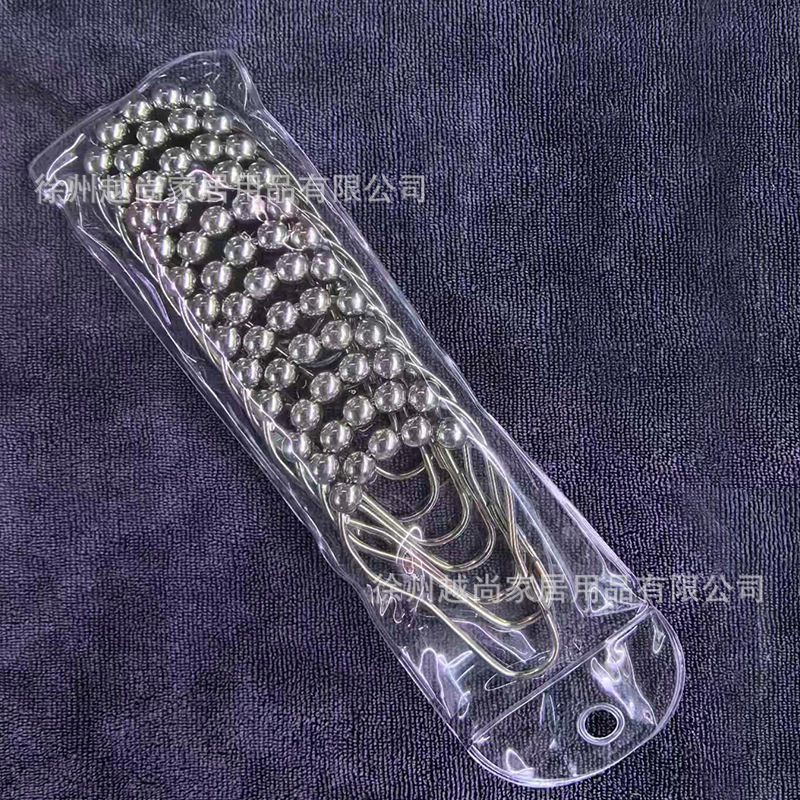Anillo de bola de gancho de barra de cortina sin perforación en stock, anillo de bola, anillo de cortina de baño, apertura del anillo de cortina en forma de c, anillo de cortina, anillo de cortina, anillo de cortina image 9
