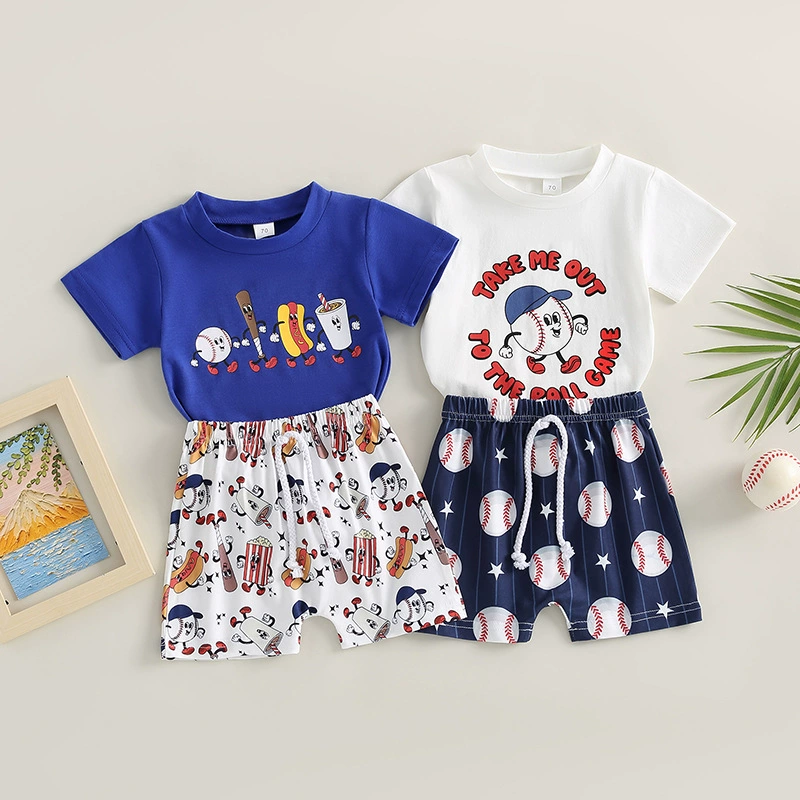 Summer baseball set for early age, with short sleeve