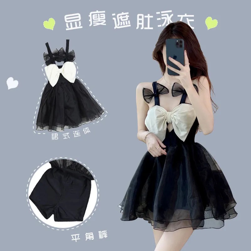 Traje de baño de una pieza de las mujeres de alto grado 2023 Nuevo Conservador cubierta del vientre adelgazante pequeño traje de baño de primavera caliente