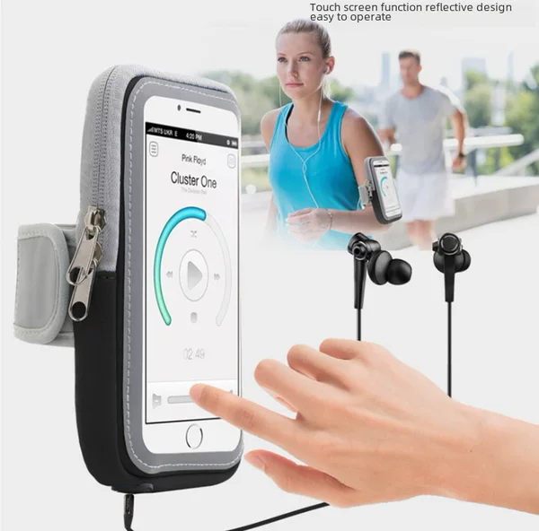 Factory wholesale new sports arm with mobile phone bag key change storage bag breathable running bag