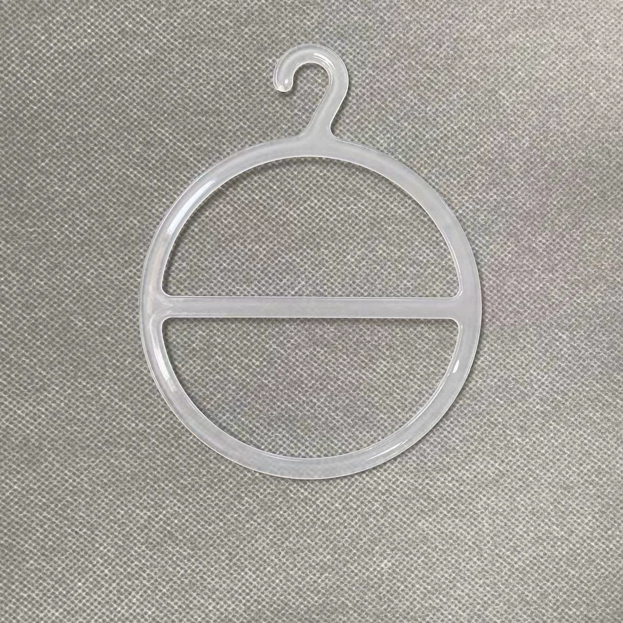 Крючок для шарфа в супермаркете, вешалка для мужских и женских пижам, круглый крючок для шарфа, прозрачная гладкая стойка для шарфов из полипропилена