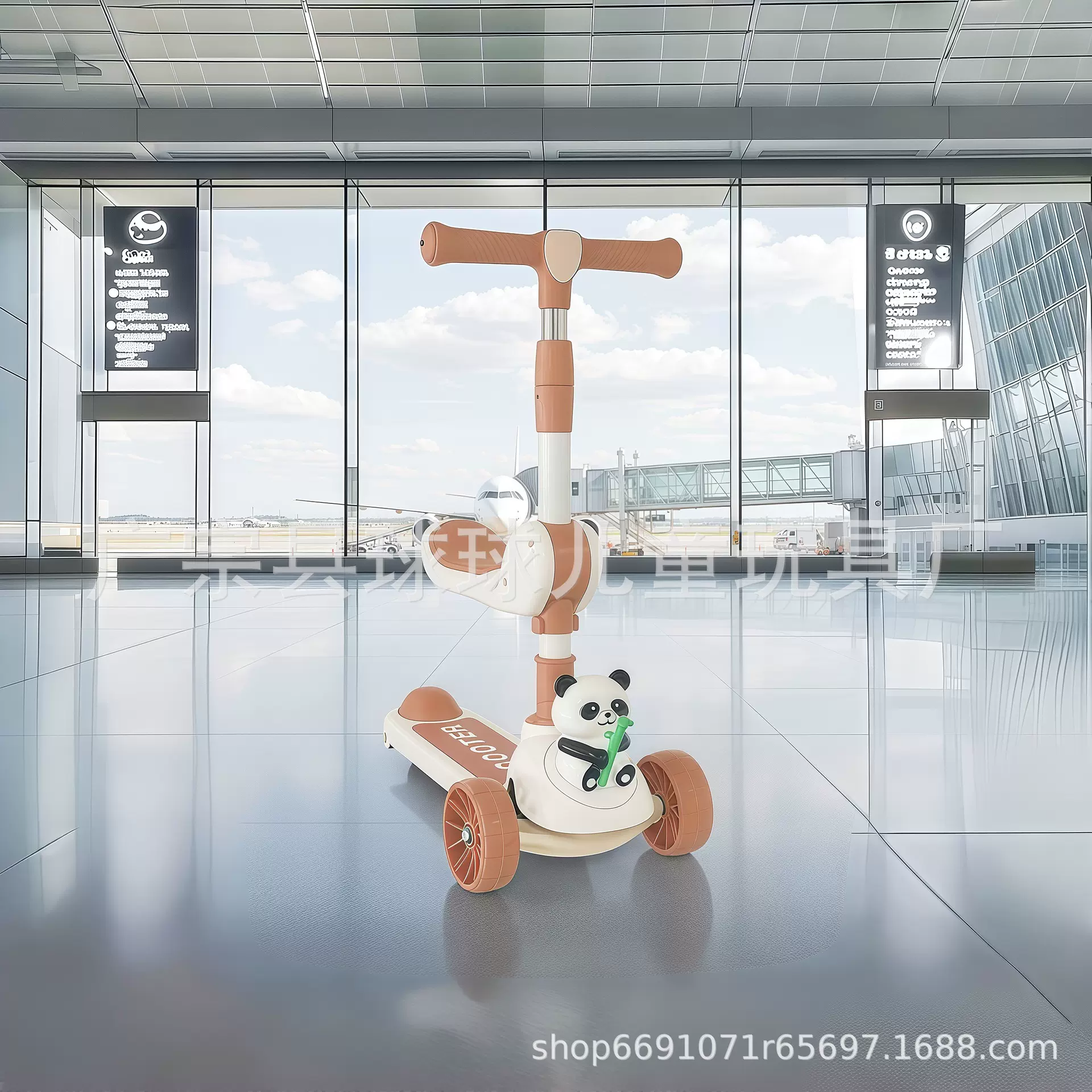 厂家儿童三轮滑行车宝宝溜溜车批发滑板车可折叠可坐儿童滑板车