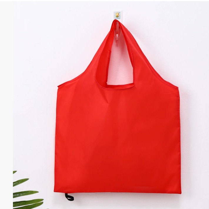 Bolsas de compras rectangulares de poliéster respetuosas con el medio ambiente plegables para recibir regalos promocionales de la comunidad publicitaria impresos en logo portátil