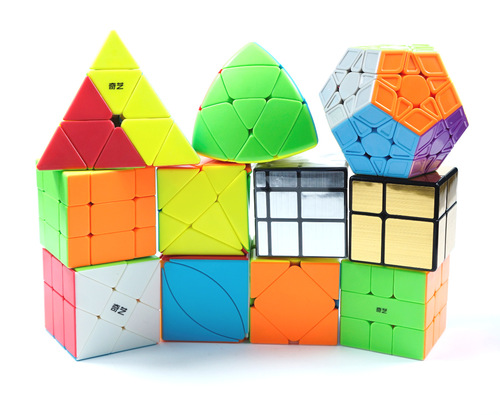 Qiyi 2, 3, 4 and 5 level pyramid Rubik's Cube special-shaped mirror Rubik's Cube children's educational toys Rubik's Cube wholesale