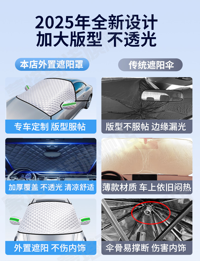 Car Sunshade, Front Windshield Sun Protection, Heat Insulation, Sunshade Cover, Front Windshield Snow Cover, Car Window Sunshade, Snow Protection Car Cover