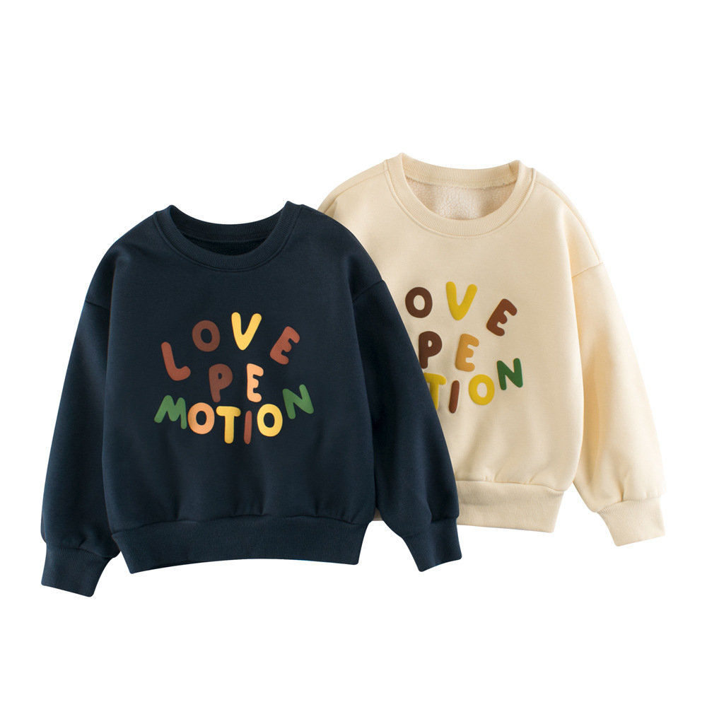 27kids fuente transfronteriza de ropa para niños suéter para niños más suéter de lana 2024 otoño nueva ropa de bebé para hombres al por mayor