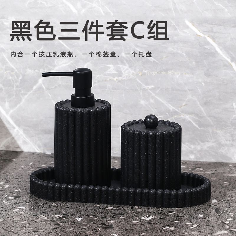 Retro ins viento desinfectante de manos botella de caja de botella de presión una variedad de higiene adecuada set de lavado hisopo de algodón