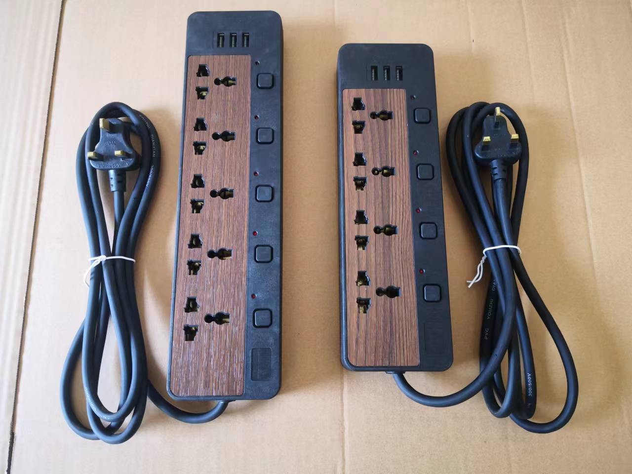 Enchufe británico estándar americano estándar europeo plug-in estándar americano británico tablero de cableado estándar británico tablero de remolque línea de extensión